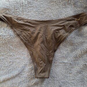 Victoria's Secret Pink! black cotton hi-leg thong panties size XL